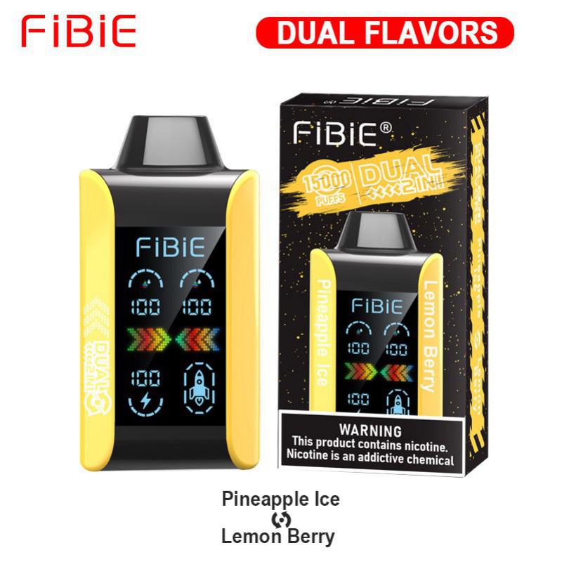 FIBIE Fibie Dual Flavors 15000 Puffs Disposable Big Hit Vape