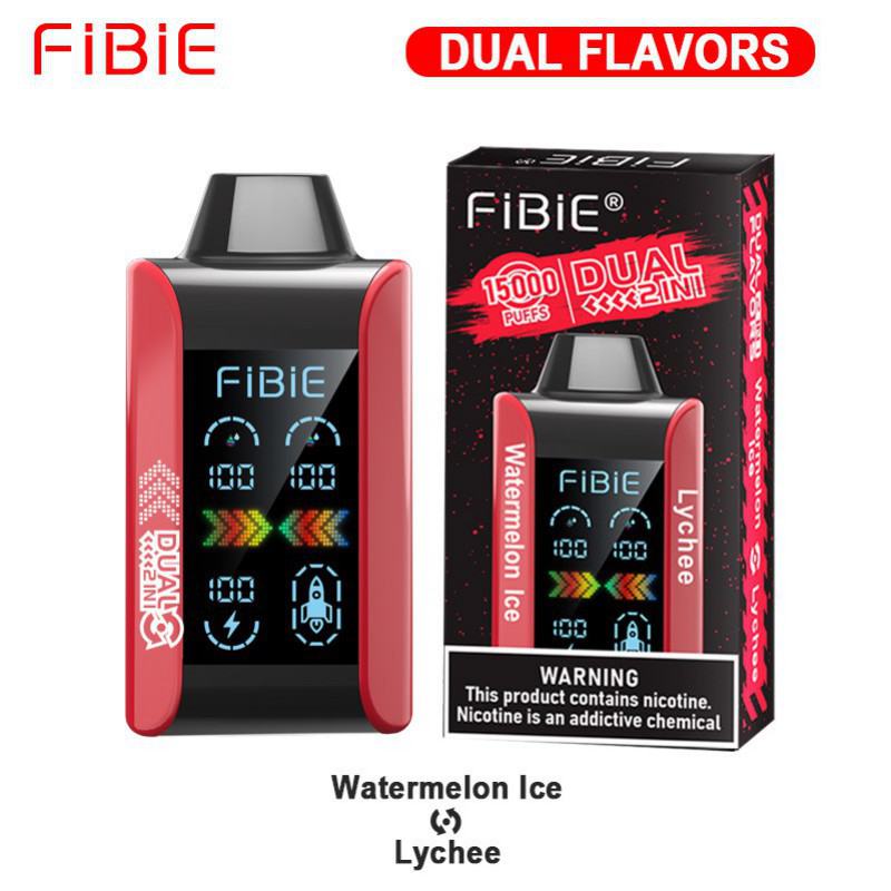 FIBIE Fibie Dual Flavors 15000 Puffs Disposable Big Hit Vape