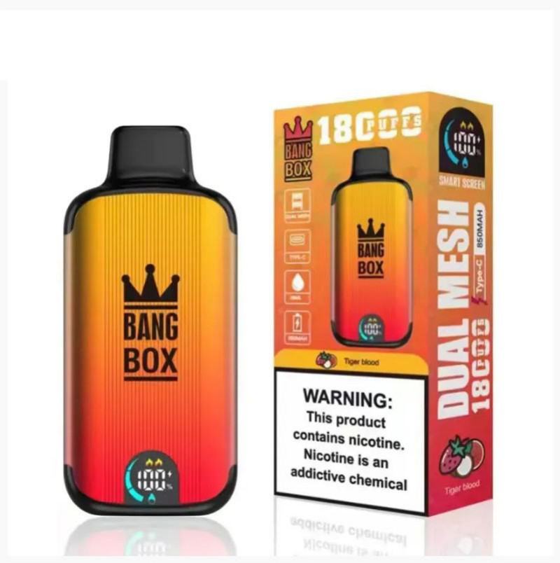 Disposable Bang E-cigarette King 18000 12k Puffs Nicotine