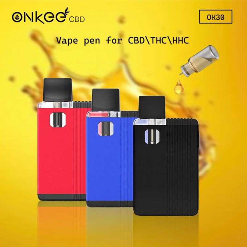 Black & Custom Logo Ok30 Disposable Vape Device