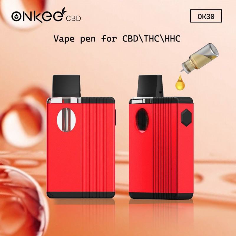 Black & Custom Logo Ok30 Disposable Vape Device