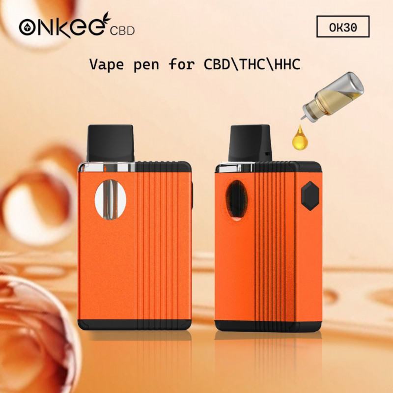 Black & Custom Logo Ok30 Disposable Vape Device