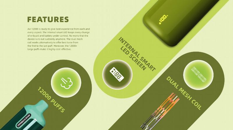 Vape Pens Maskking Axi-12000