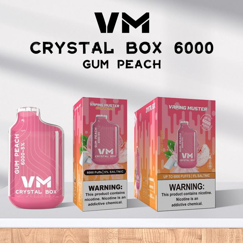Vape Pen Niimoo Vmcrystal Box 6000 Puffs