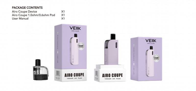 Veiik Airo Coupe Pod Kit Vape Disposable