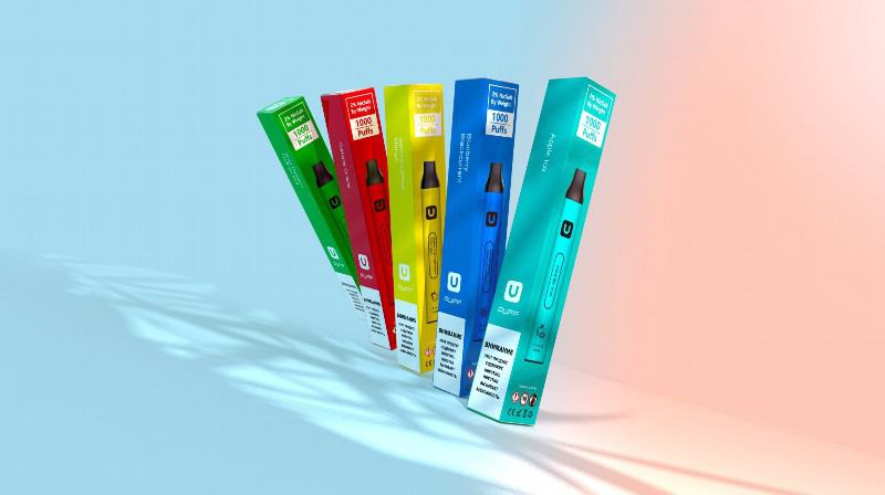 AMANOO Electronic 2x1000 Puffs Disposable E-cigarette Nicotine