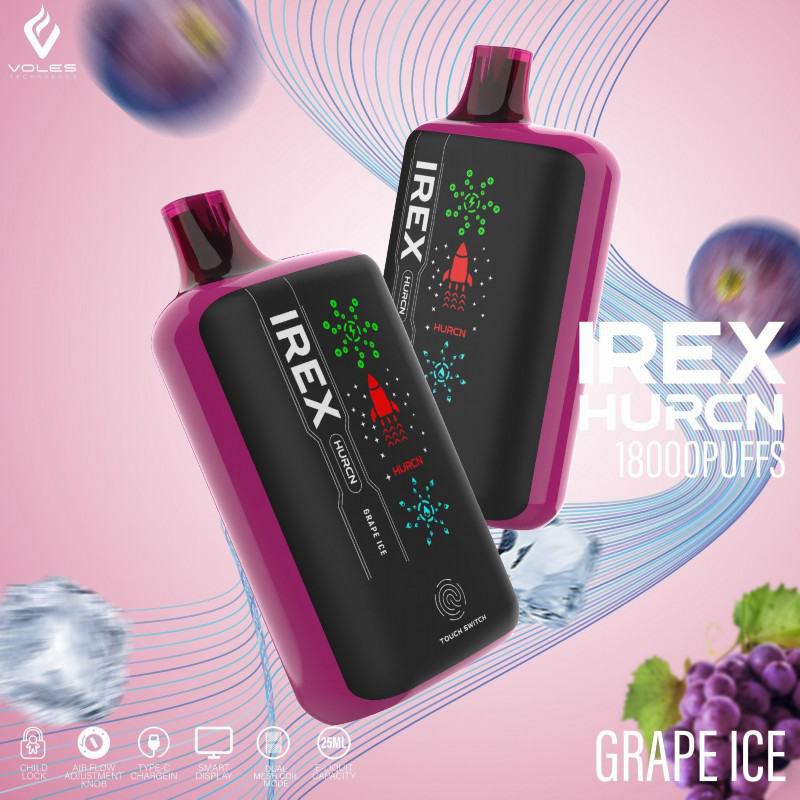 Disposable Vape Pen Volestech Irex Hurcn 20000 Puffs