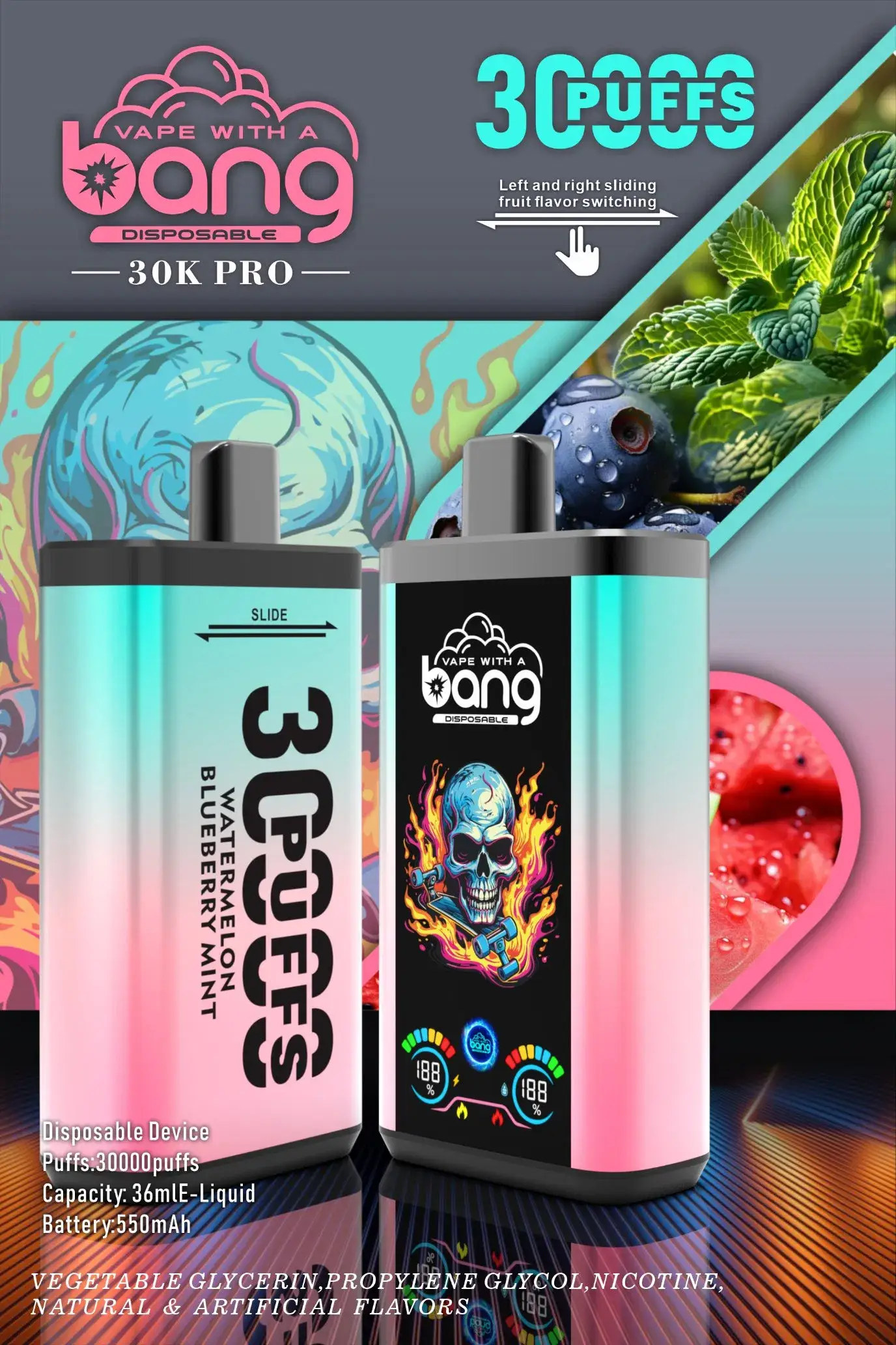Bang King bang Vape Pro 30000 Puffs Nederland Wholesale