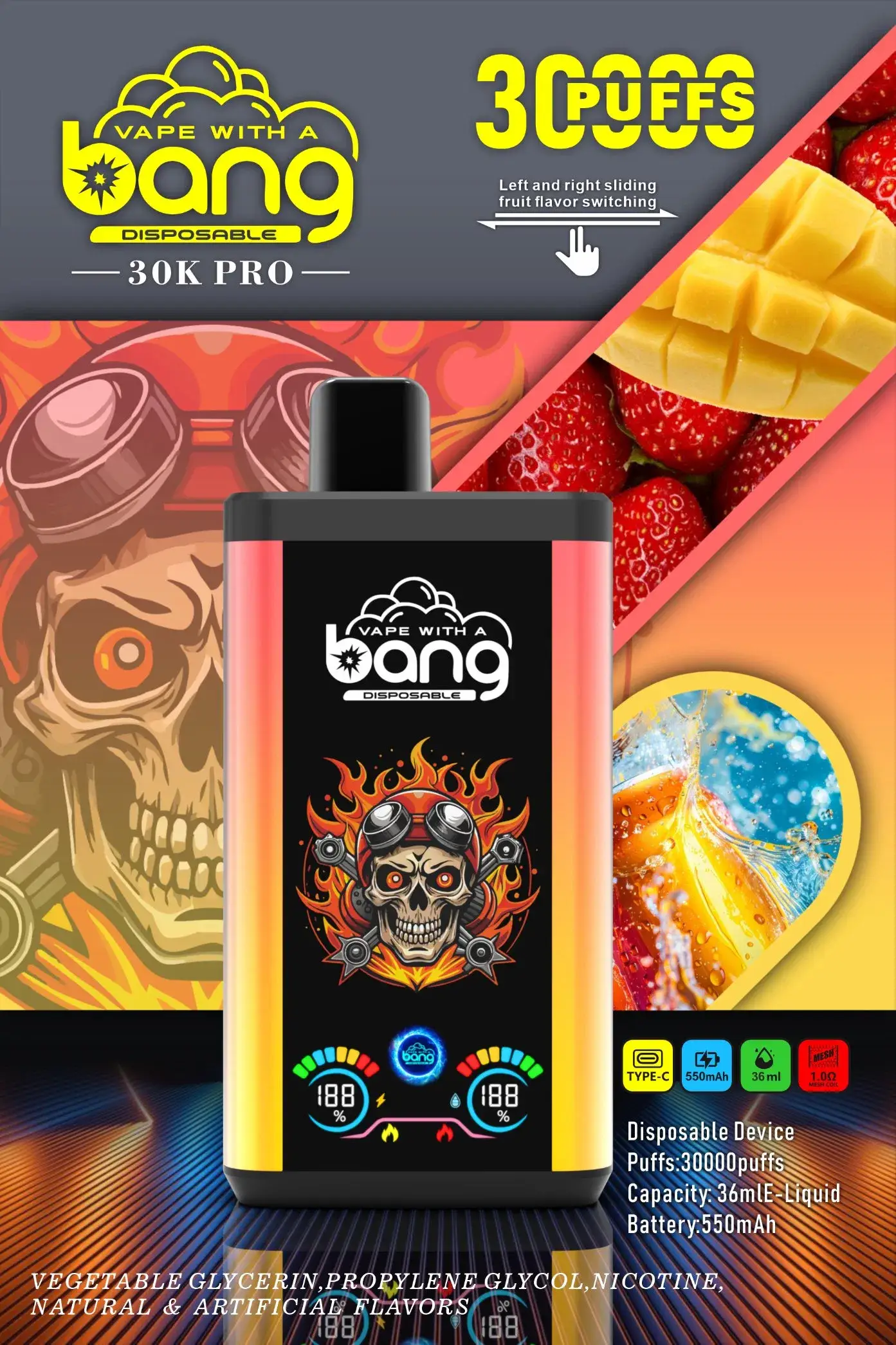 Bang King bang Vape Pro 30000 Puffs Nederland Wholesale