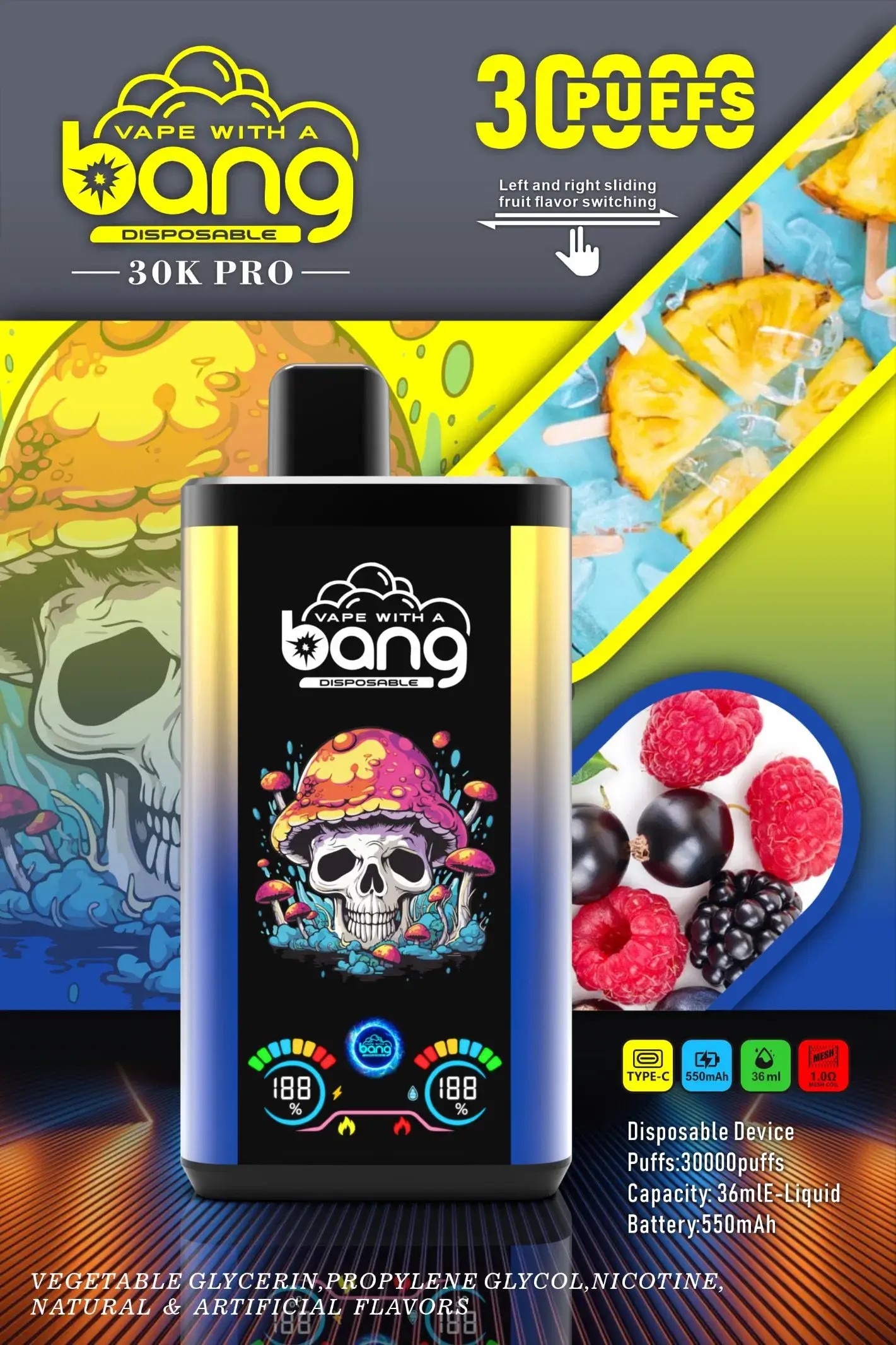 Bang King bang Vape Pro 30000 Puffs Nederland Wholesale