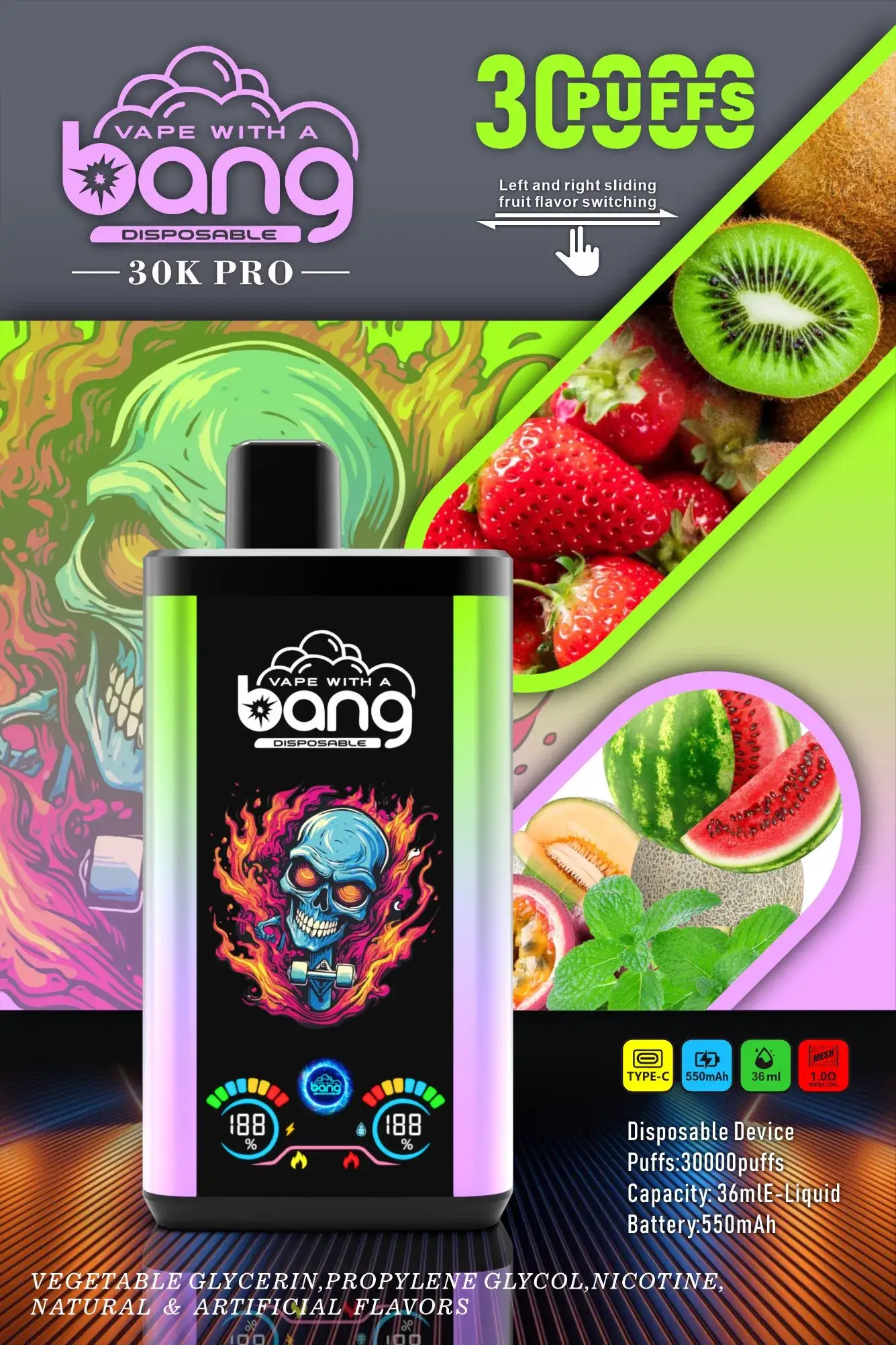Bang King bang Vape Pro 30000 Puffs Nederland Wholesale