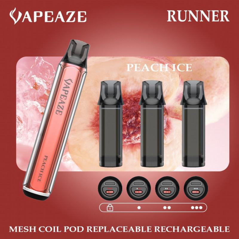 AZE & Support Customization Runner 1000 Puffs Disposable Vape Device