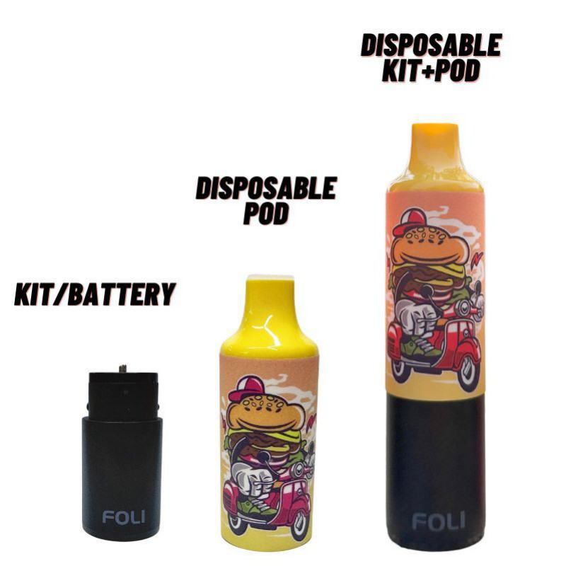 Disposable FOLI E-cigarette 9000 Puffs Nicotine
