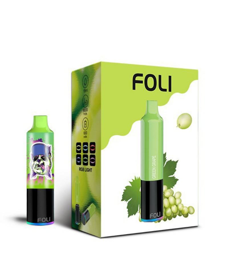 Disposable FOLI E-cigarette 9000 Puffs Nicotine