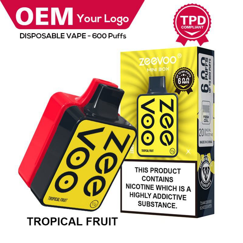 Your Logo Disposable Vape Pens Mini Box 600 Puffs