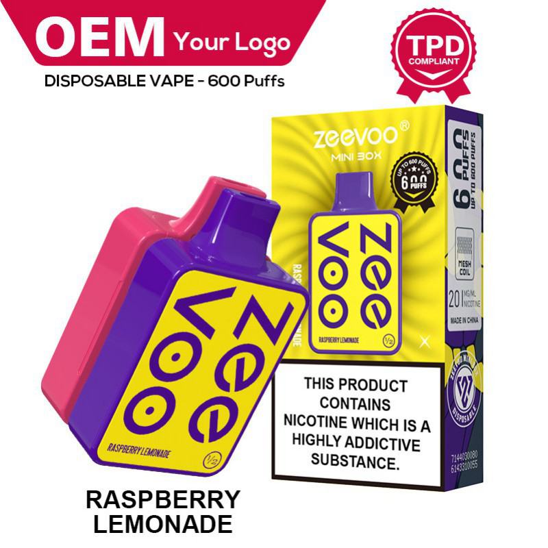 Your Logo Disposable Vape Pens Mini Box 600 Puffs