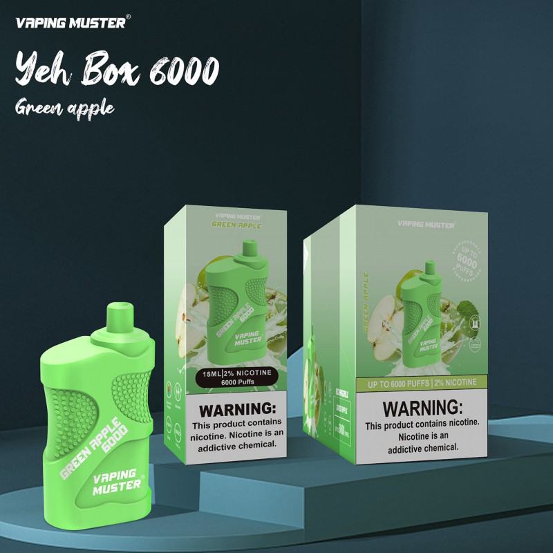 Vaping Muster Vape Ndybox 6000 Puffs