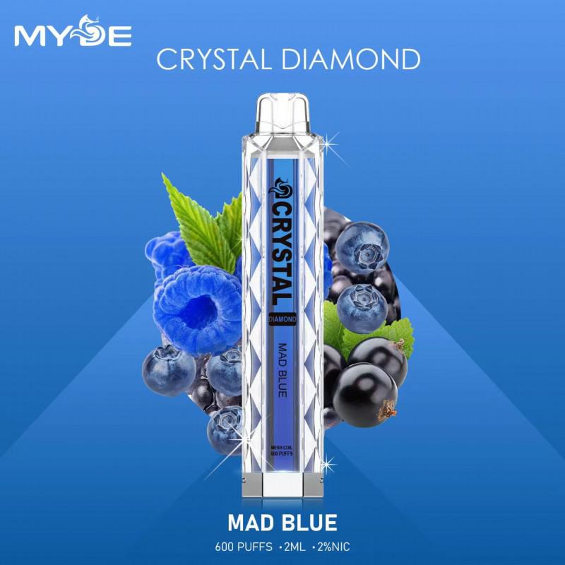 SIGELANG Disposable Vape Myde Crystal Diamond 600 Puffs Brands