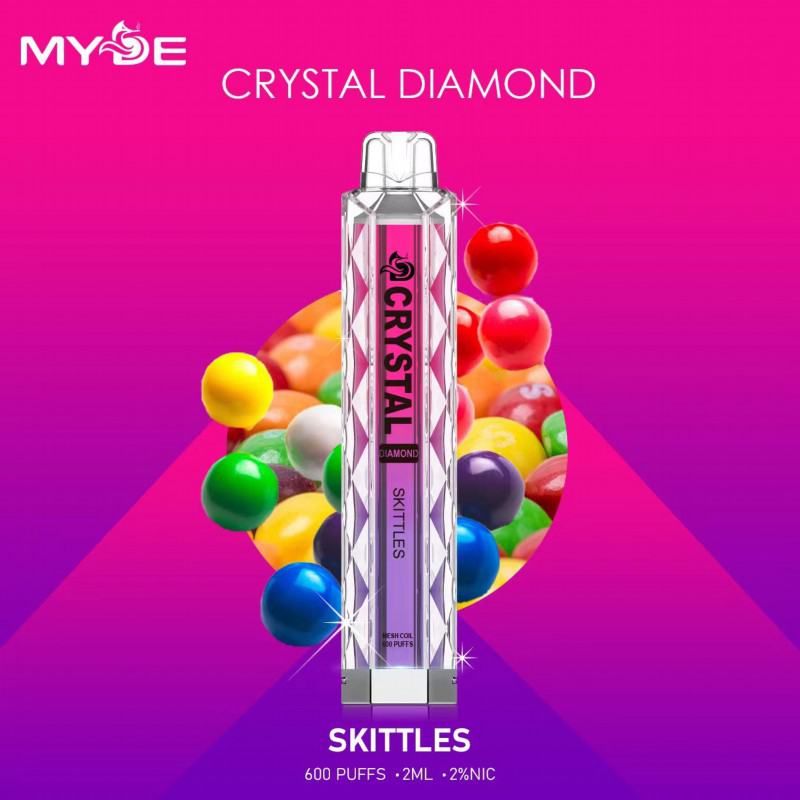 SIGELANG Disposable Vape Myde Crystal Diamond 600 Puffs Brands