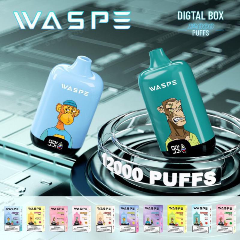 Disposable Waspe E-cigarette 12kmonkey 15000 Puffs Nicotine