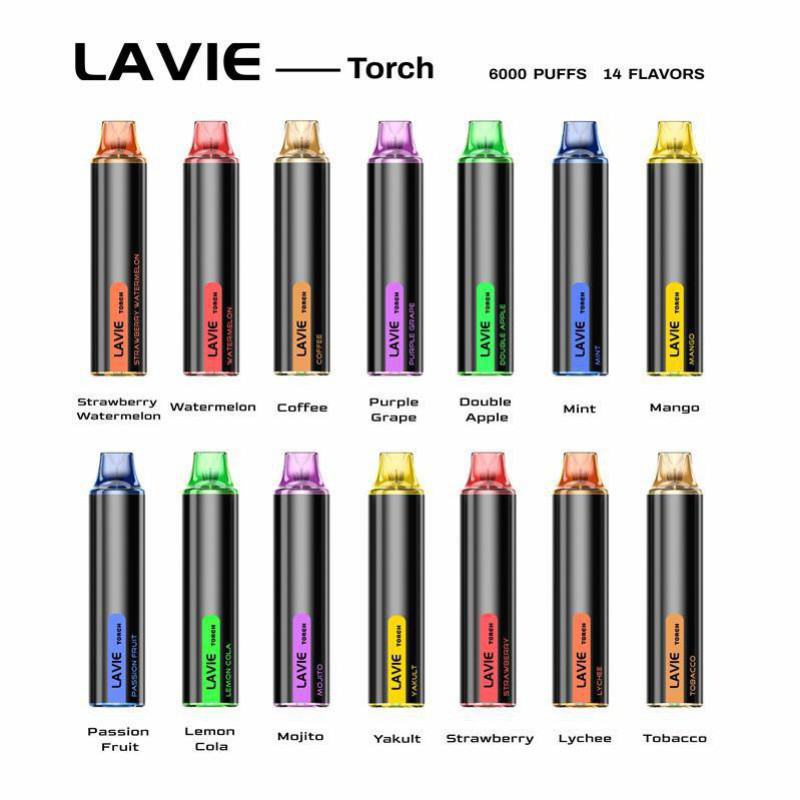 Baish Plus Lavie Torch 6000 Herbvaporizeremptydisposablevapepod Puffs