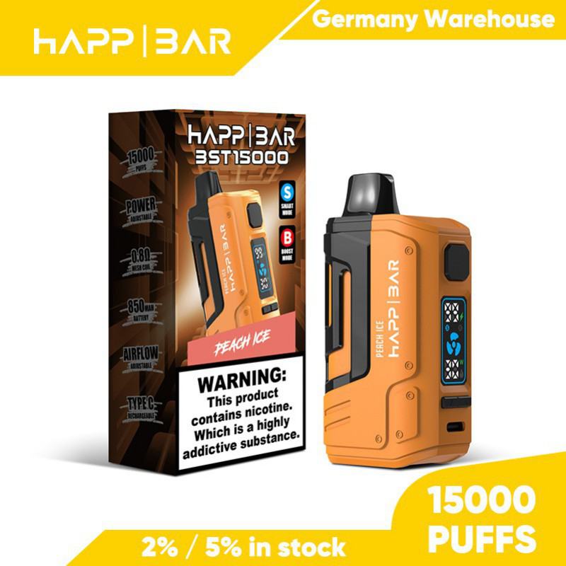 Disposable Vape Ocitytimes Happ Bst Disposable 15000 Puffs Brands