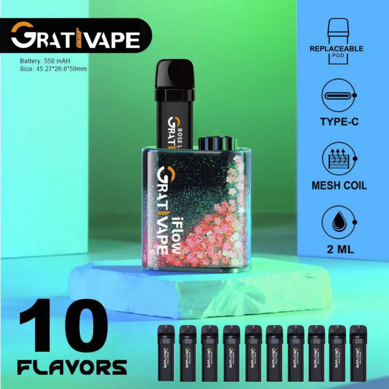 Puff Grati Iflow 1000 Disposable E-cigarette