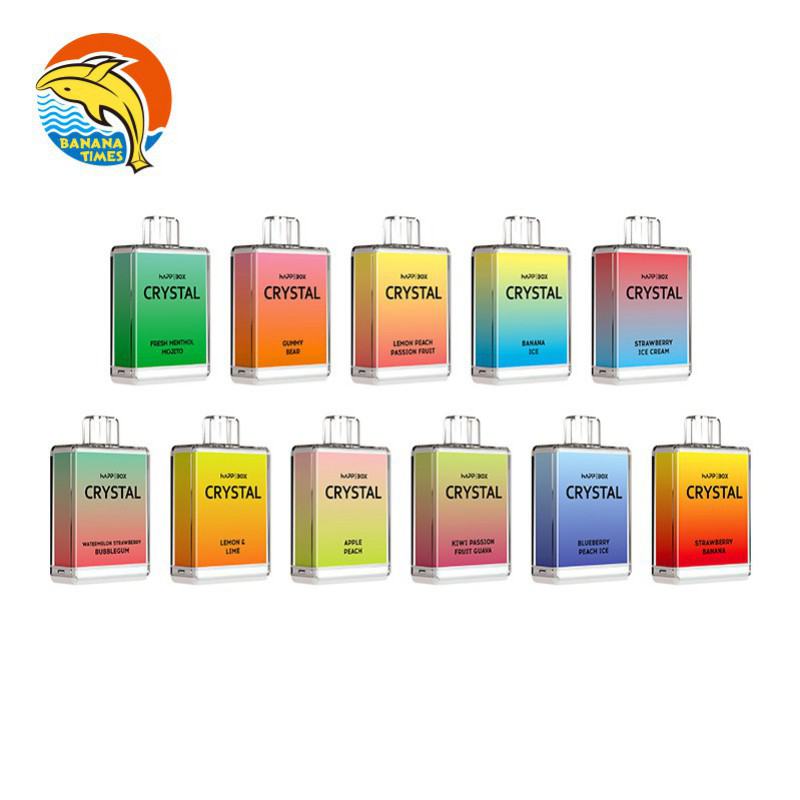 Disposable Vape Bar BANANATIMES/Custom Happ Box Crystal - Disposable 600 Puffs