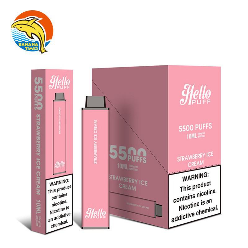 Bananatimes Hello 5500 Puffs Disposable Vape Pens