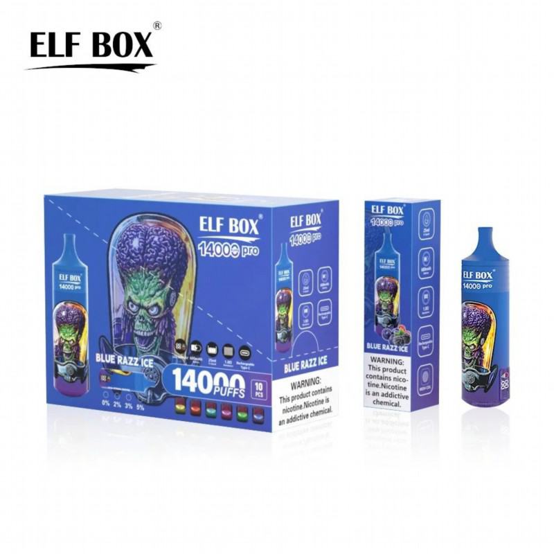 disposable big hit vape Elf box rgb pro 14000 puffs