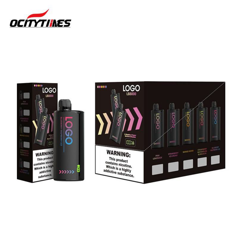 Ocitytimes/White Label Pens Ot077 Disposable 8000 Puffs Disposable Vape