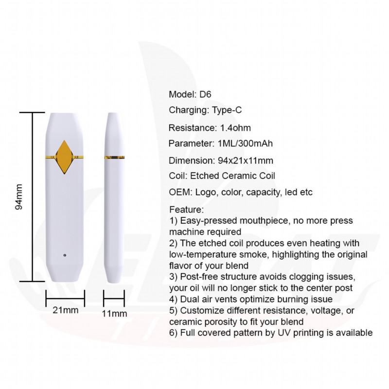Eboat Bar D6 Disposable Vape