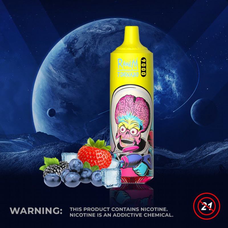 Disposable R & M Vape Bar Randm Tornado 9000 Puffs
