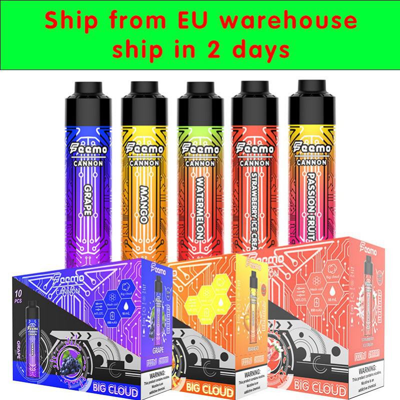 Vape Bar Support OEM Feemo Cannon 10k+ Puffs