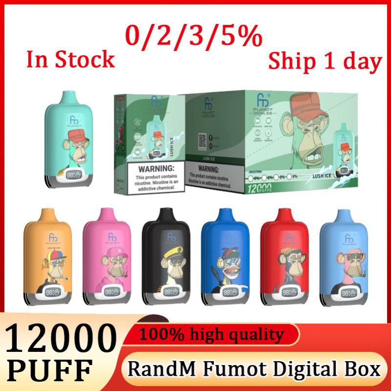 Smooth Hit Disposable Vape Fumot Randm Fumot Digital Box