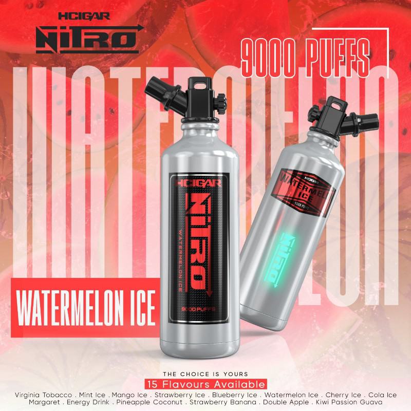 Big Puff Bars Plus HCIGAR Hcigar Nitro 9000 Puffs Vape