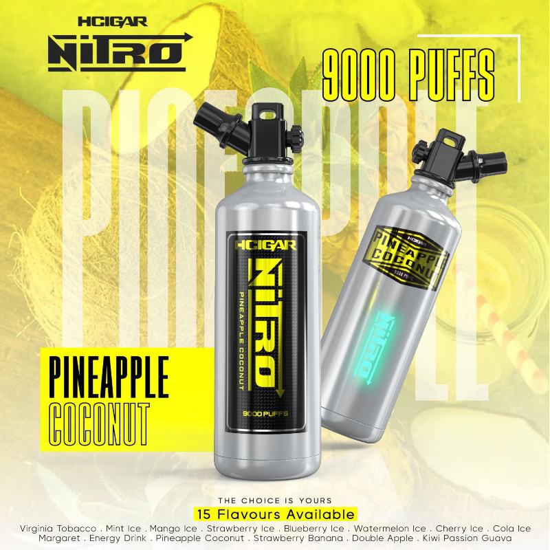 Big Puff Bars Plus HCIGAR Hcigar Nitro 9000 Puffs Vape