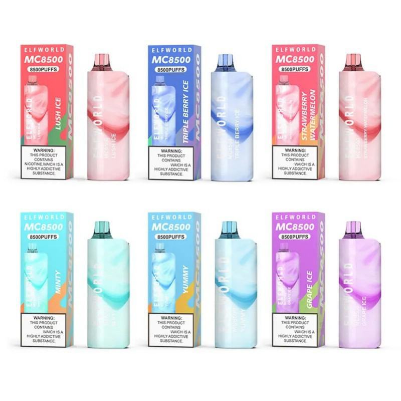Disposable ELF E-cigarette Elf Mc 8500 Nicotine