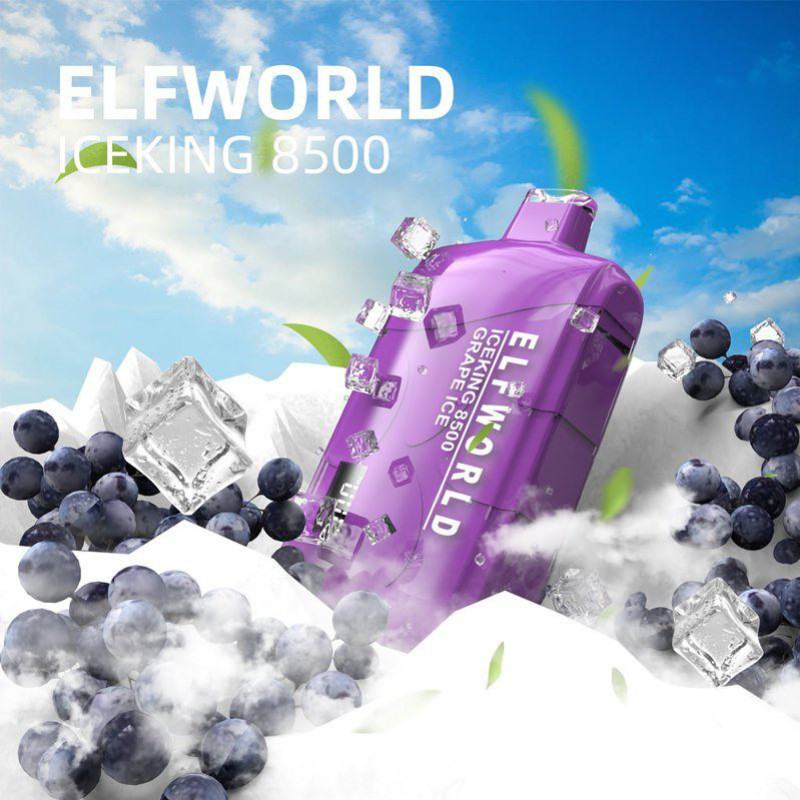 Puff Elfworld Iceking 8500 Puffs Disposable E-cigarette