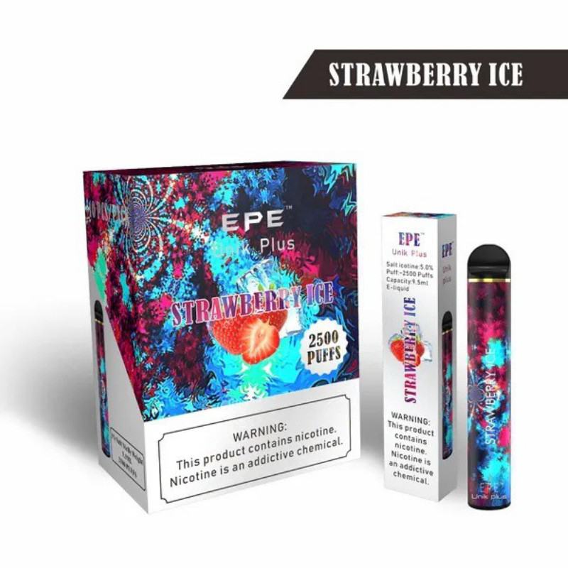 EPE Epe Unik Plus 2500 2500meshcoil Puffs Disposable Vape Pen