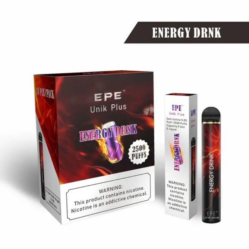 EPE Epe Unik Plus 2500 2500meshcoil Puffs Disposable Vape Pen