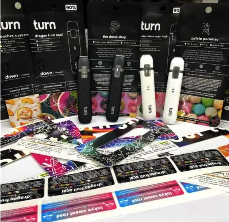 Custom logo Turn Vape Big Puff Pens Plus