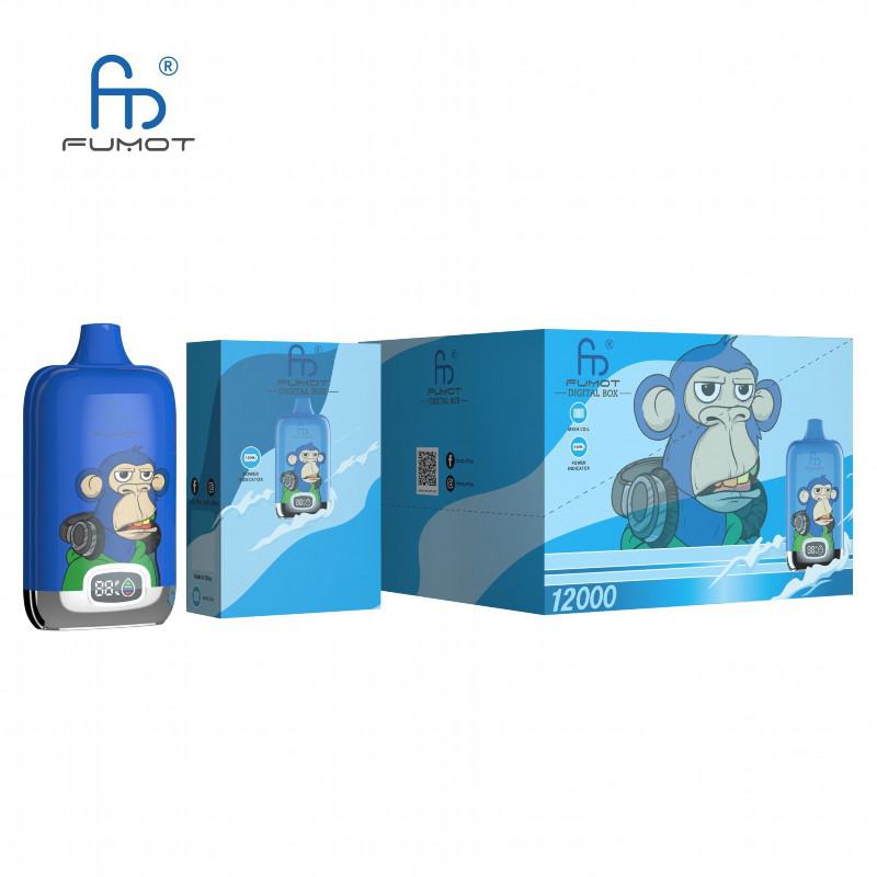 Fumot digital box 12k 12000 puffs brands disposable vape