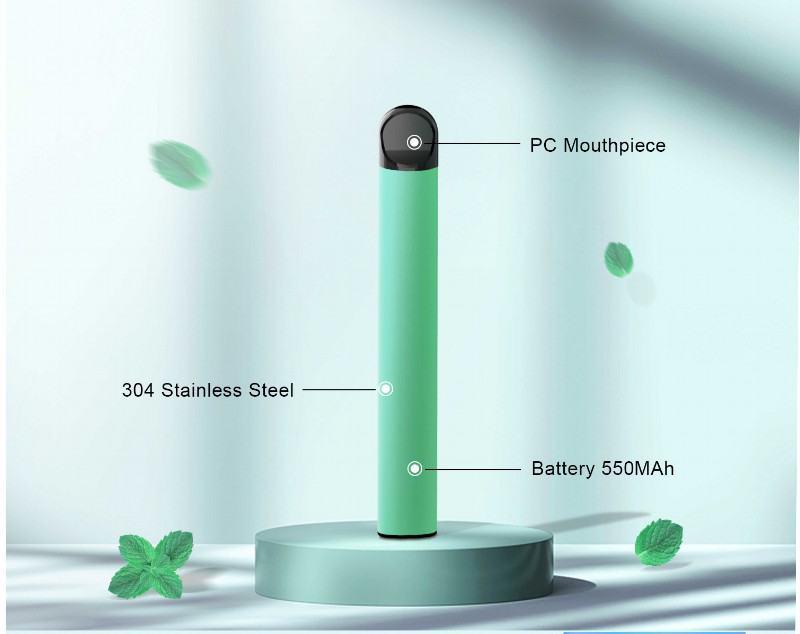 Aierbaita Pens Air Glow Mini 800 Puffs Hits Vape Puffs