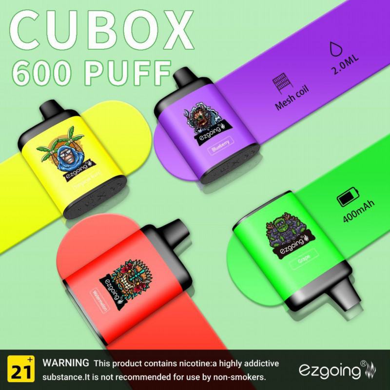 Ezgoing Cuobox- 600 Puffs Vape Big Puff Bar Plus