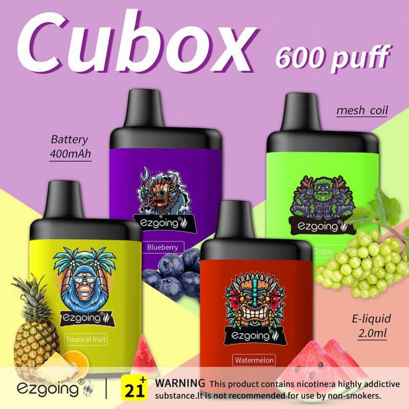 Ezgoing Cuobox- 600 Puffs Vape Big Puff Bar Plus