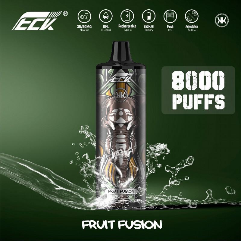 Energy Kk  12 Flavors 8000 Puffs Vape Rechargeable