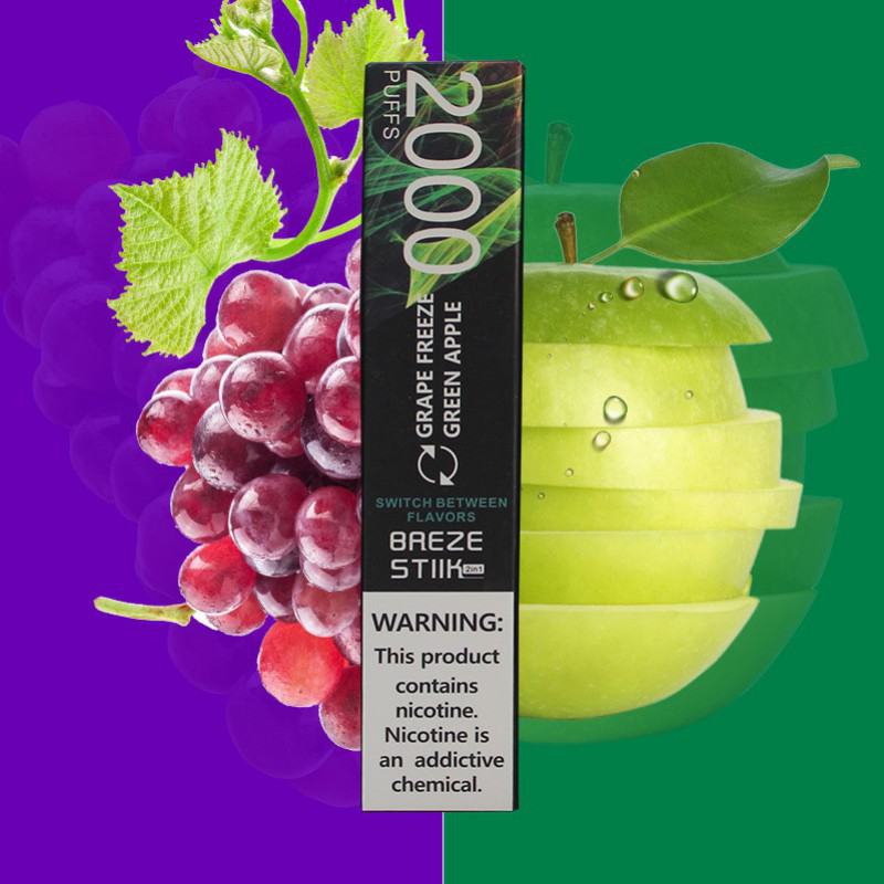 OEM/ODM Breze Stiik 2in1 1800 Puffs Vape Big Puff Bars Plus