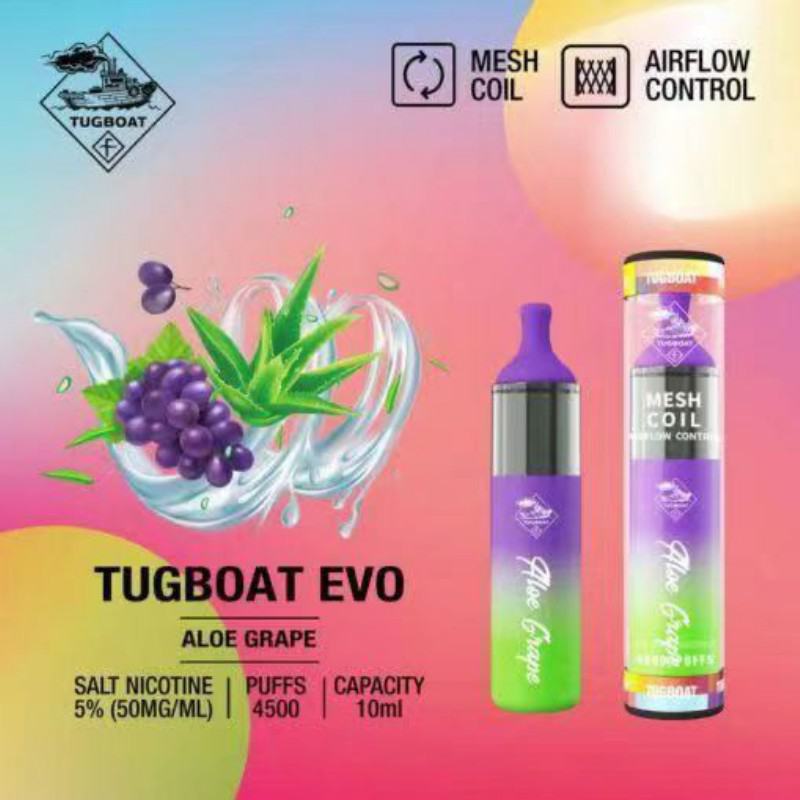Tugboat Evo 4500 4500 Puffs Vape Rechargeable