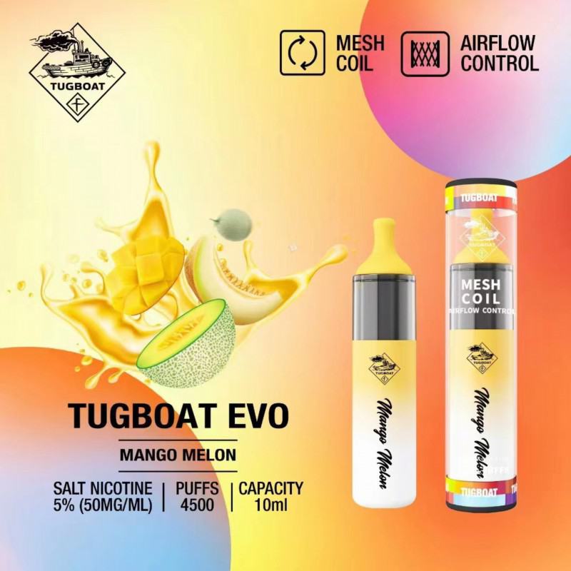 Tugboat Evo 4500 4500 Puffs Vape Rechargeable